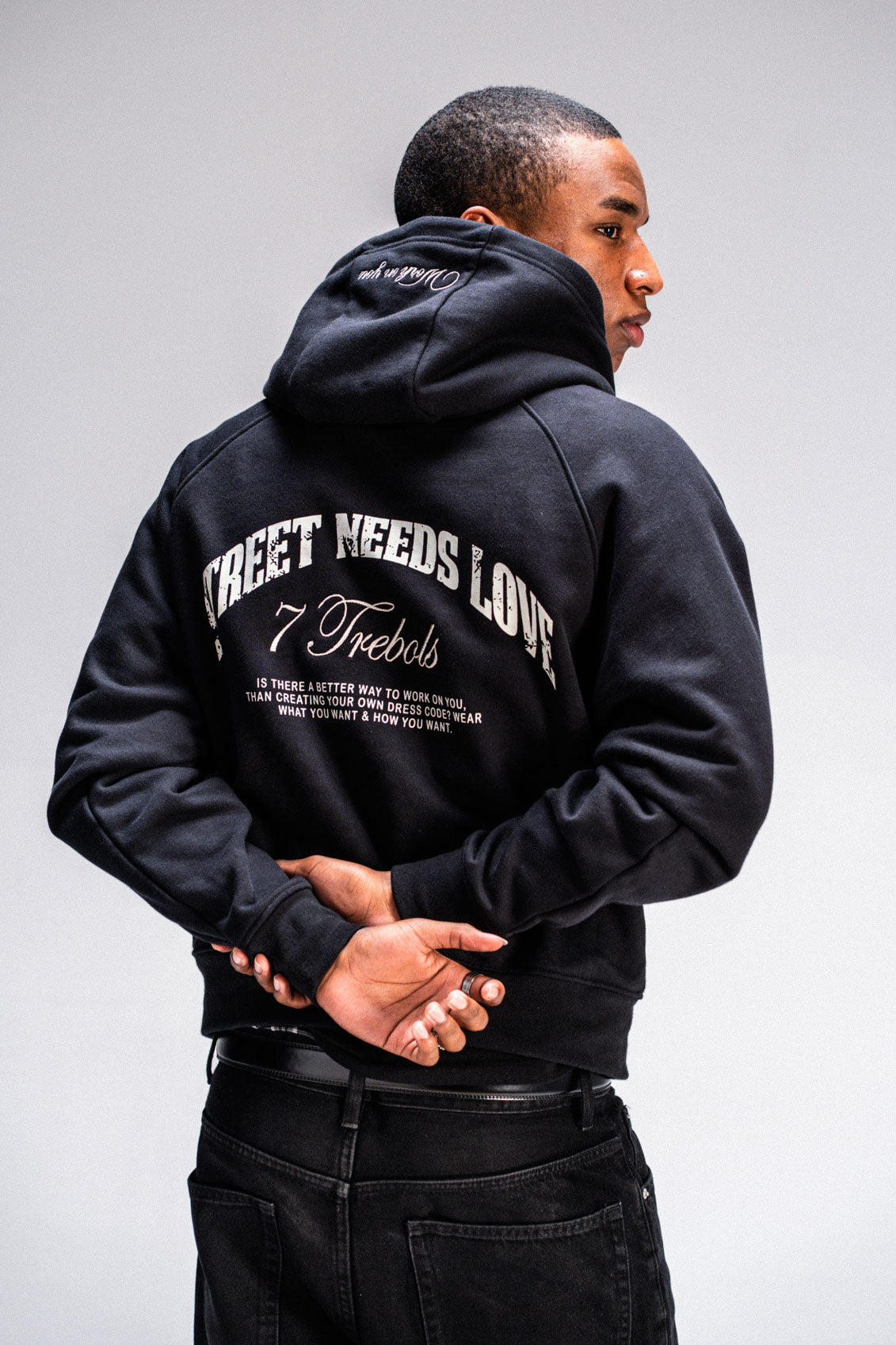 Hoodie Street Negro