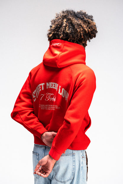 Hoodie Street Roja