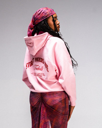 Hoodie Street Rosa