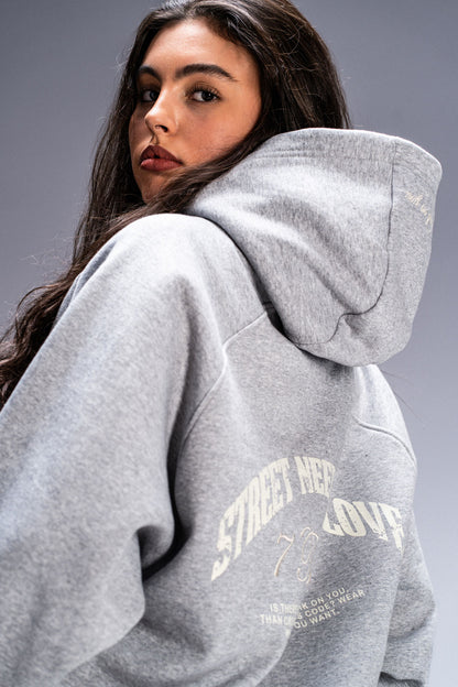 Hoodie Street Gris