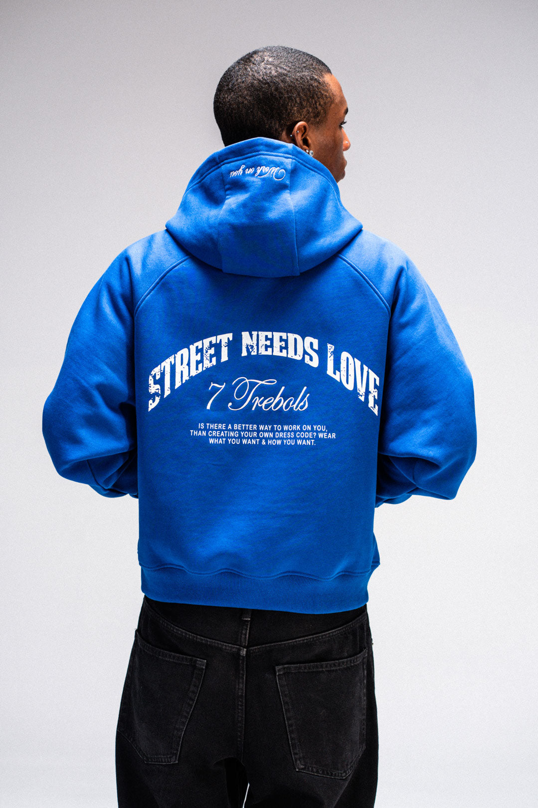 Hoodie Street Azul