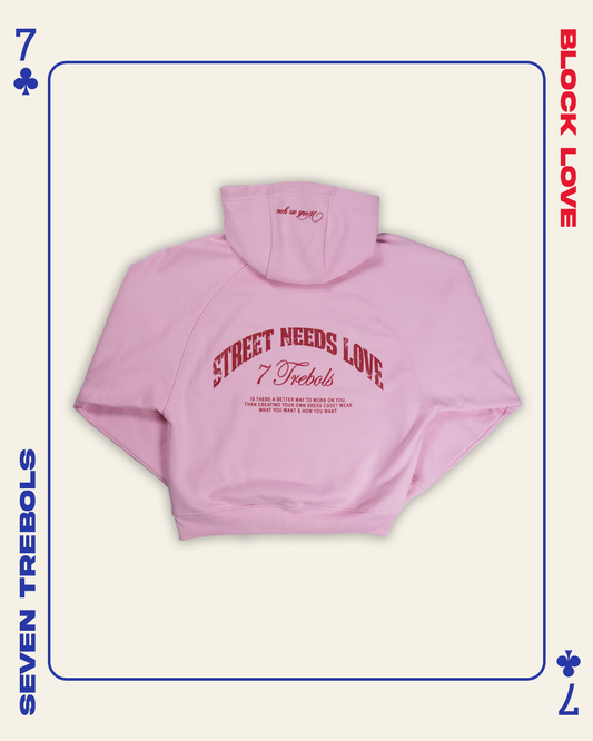 Hoodie Street Rosa