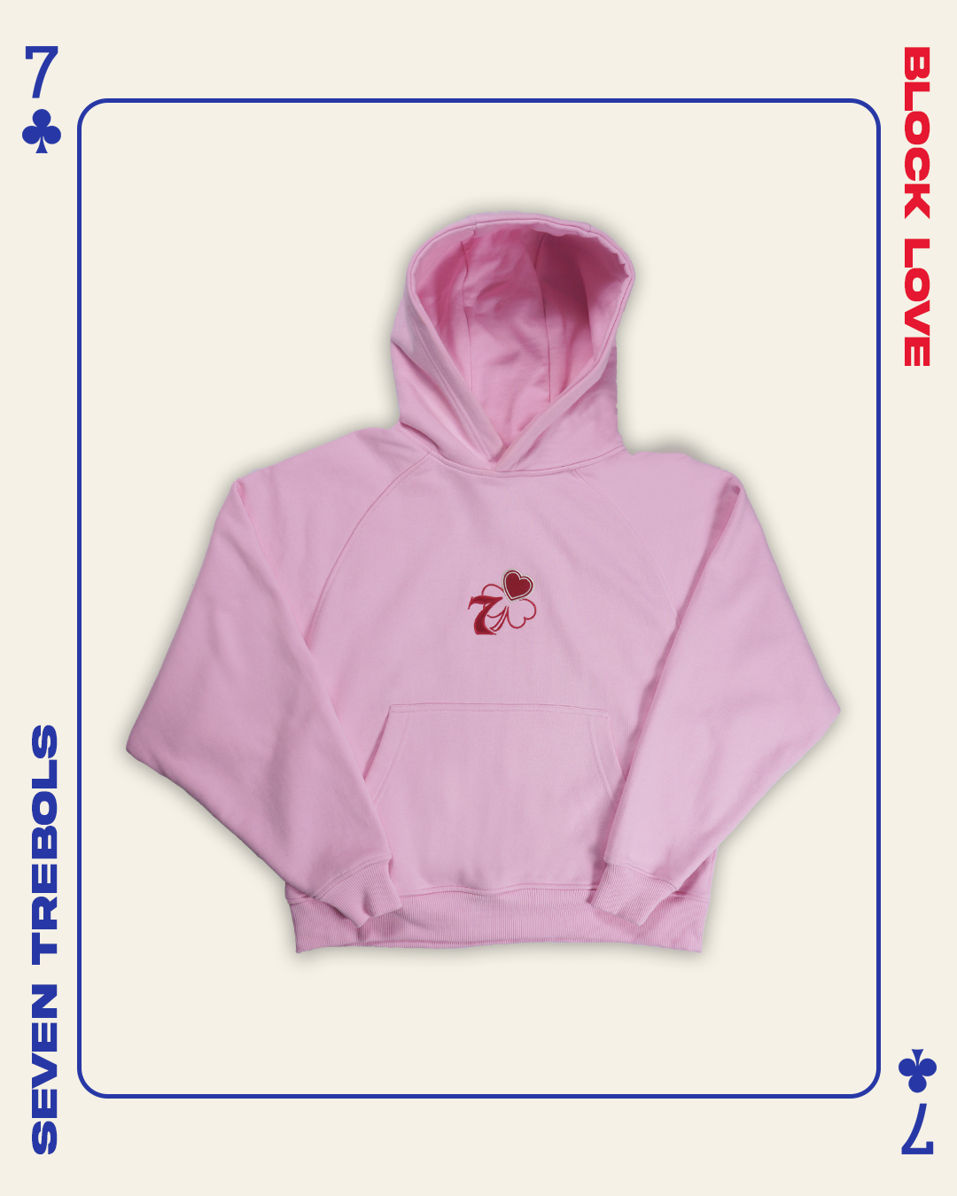 Hoodie Street Rosa