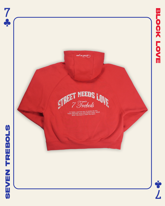 Hoodie Street Roja